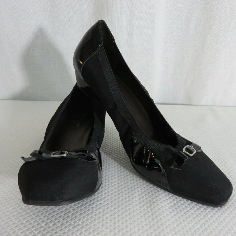 Mark Lemp Classics Black Ballerina Flats Shoes 9.5